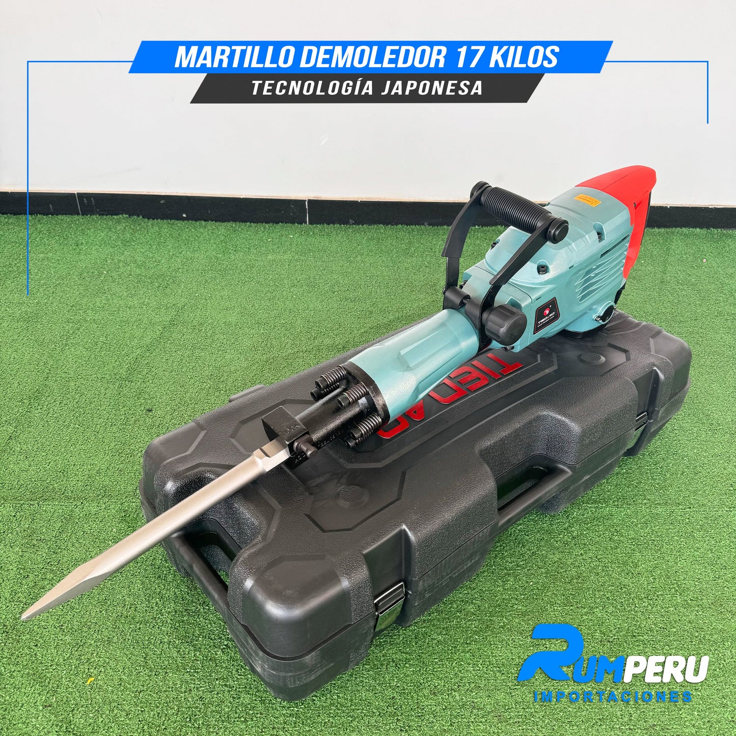MORTILLO DEMOLEDOR 17 KILO GRAMOS  TECNOLOGÍA JAPONESA