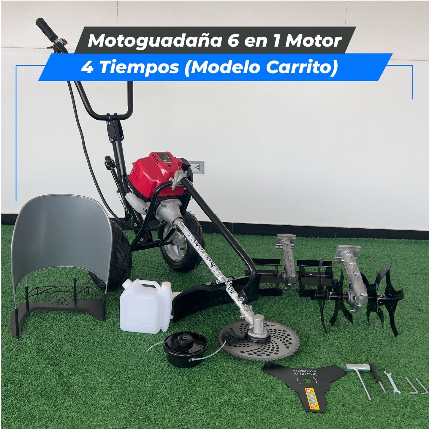 Motoguadaña 6 en 1 ( Tecnología Italiana)