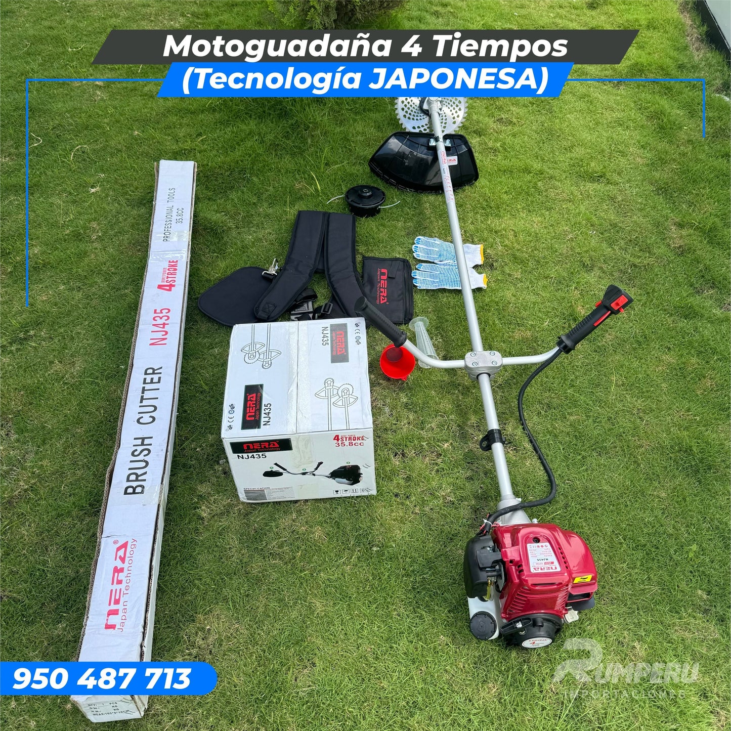 Motoguadaña Motor 4 Tiempos (JAPONESA)