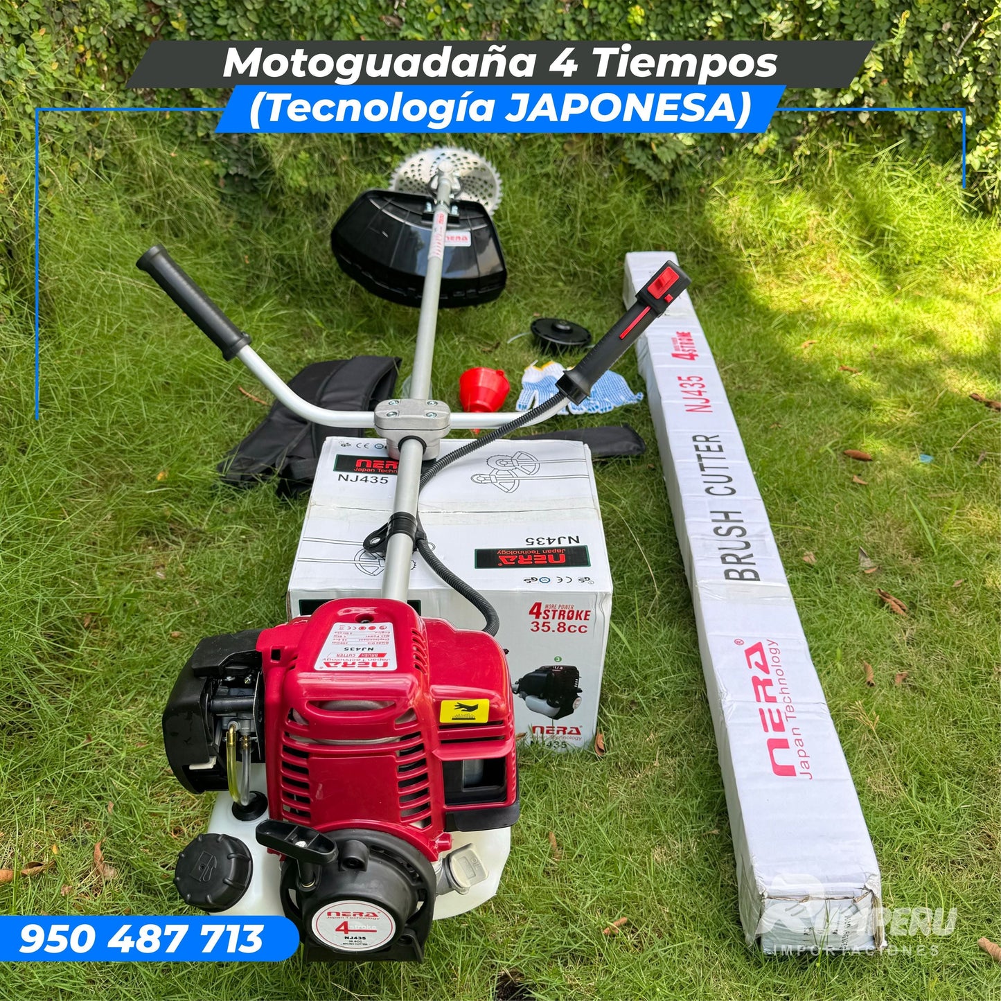 Motoguadaña Motor 4 Tiempos (JAPONESA)