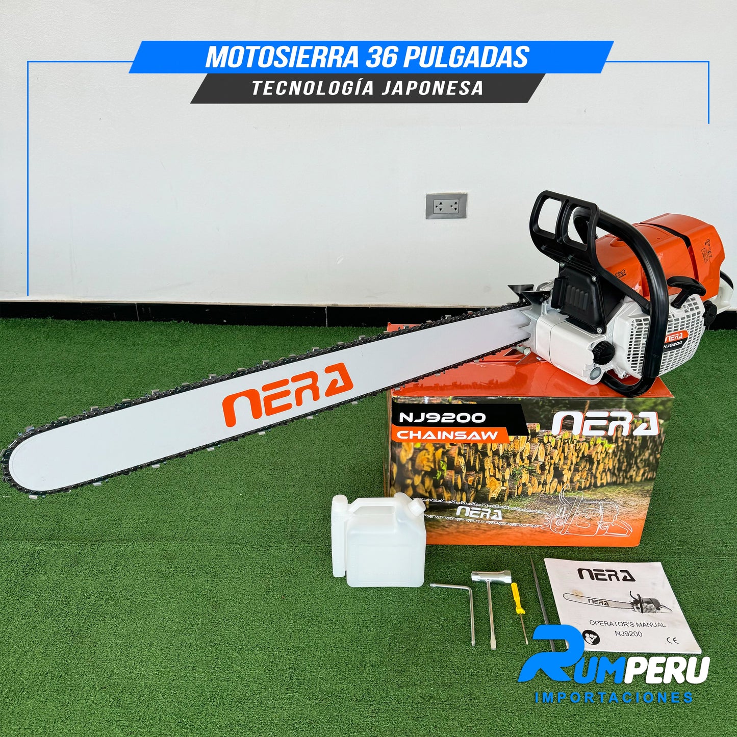 MOTOSIERRA 36 PULGADAS TECNOLOGÍA JAPONESA
