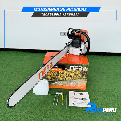 MOTOSIERRA 36 PULGADAS TECNOLOGÍA JAPONESA