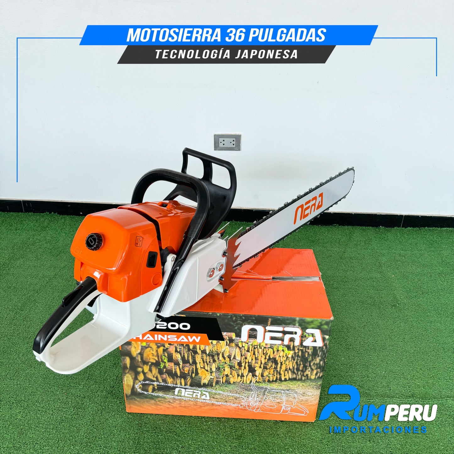 MOTOSIERRA 36 PULGADAS TECNOLOGÍA JAPONESA