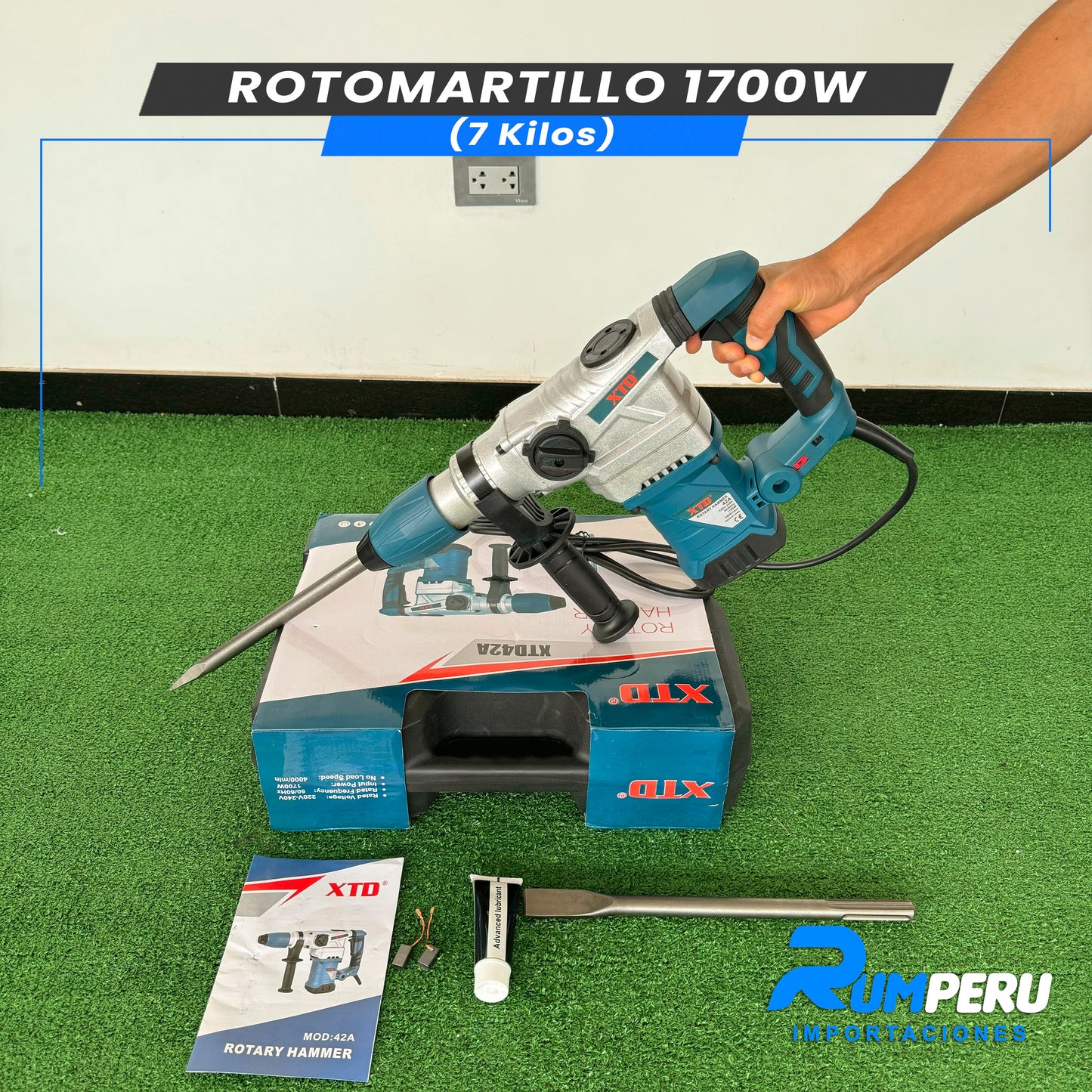 ROTOMARTILLO 1700W (7 KILOS)