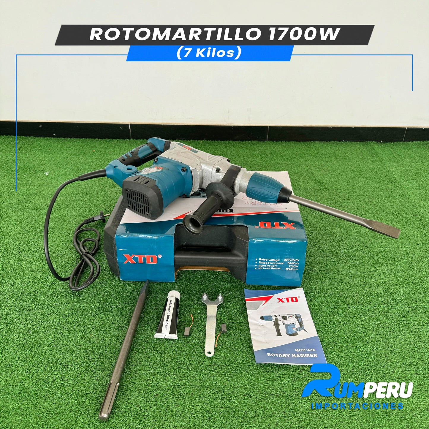 ROTOMARTILLO 1700W (7 KILOS)