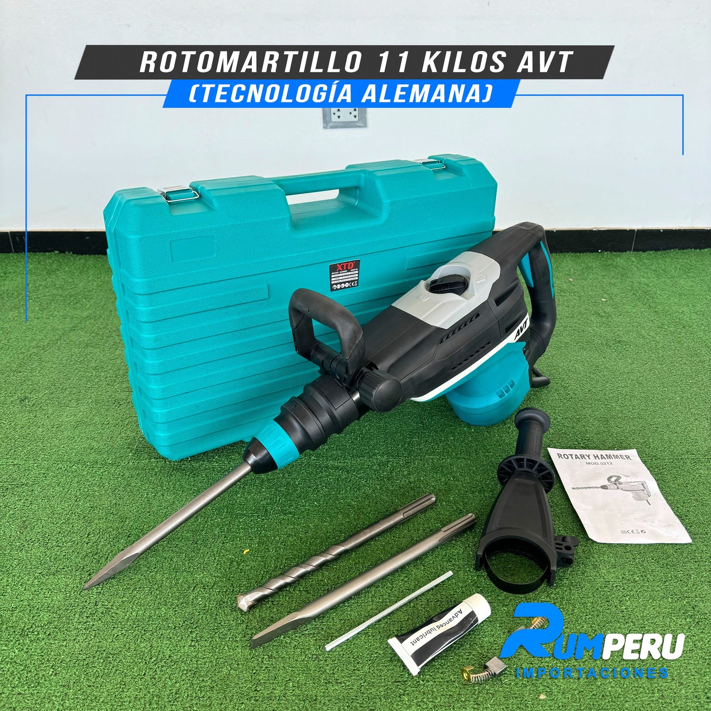 Rotomartillo 11 Kilos  (Tecnologia Alemana)