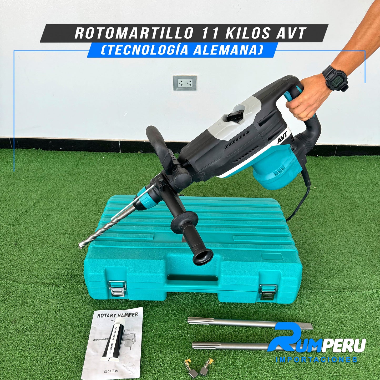 Rotomartillo 11 Kilos  (Tecnologia Alemana)