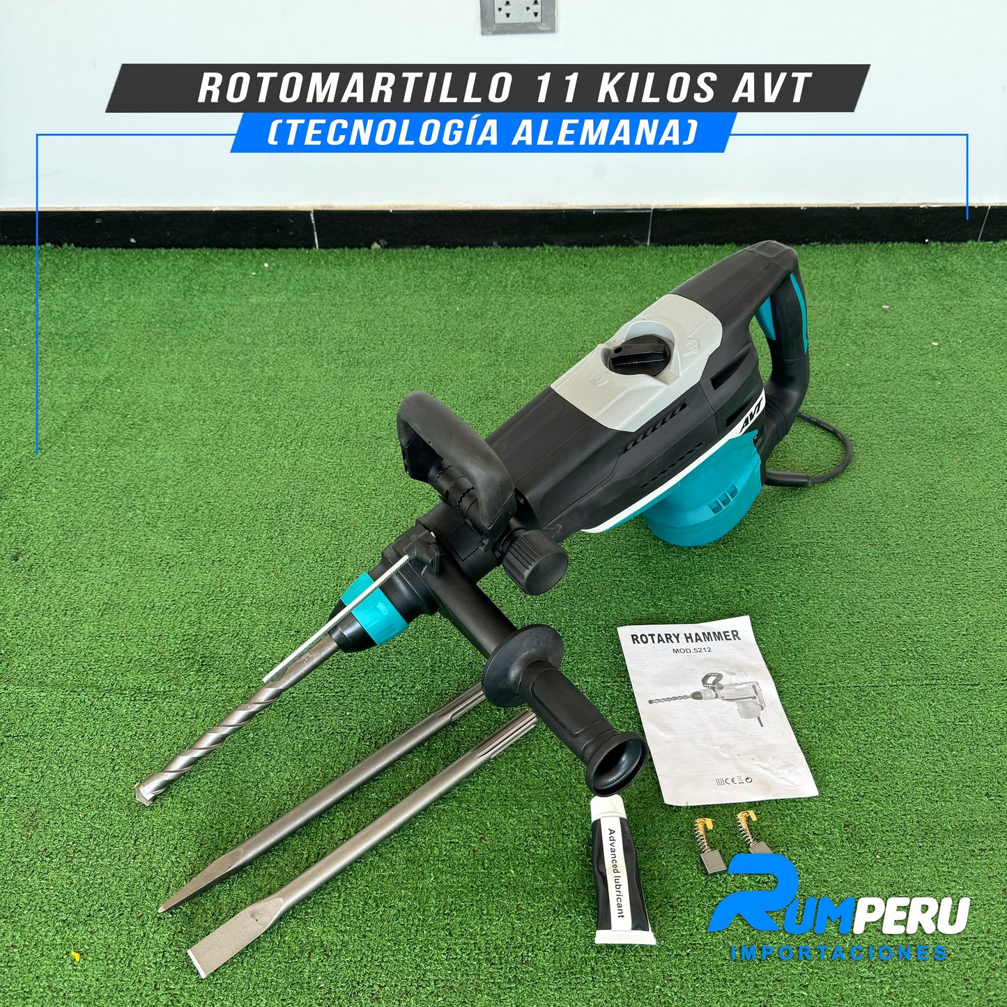 Rotomartillo 11 Kilos  (Tecnologia Alemana)