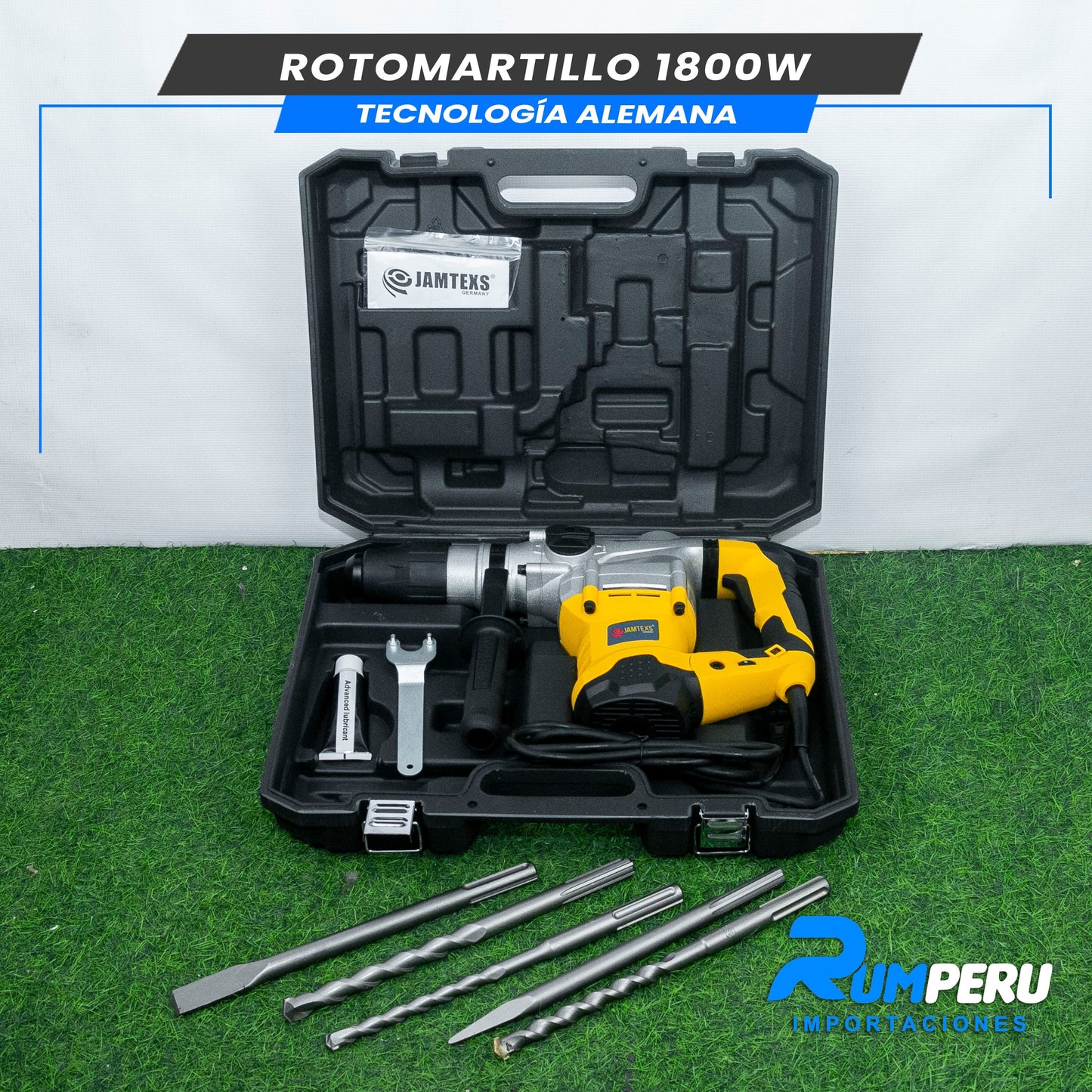 Rotomartillo 1800w Tecnología Alemana