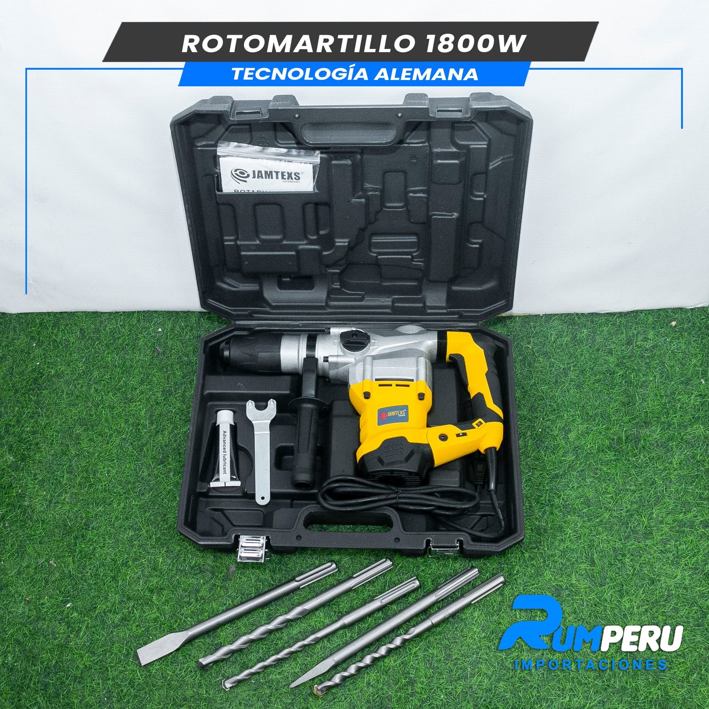 Rotomartillo 1800w Tecnología Alemana