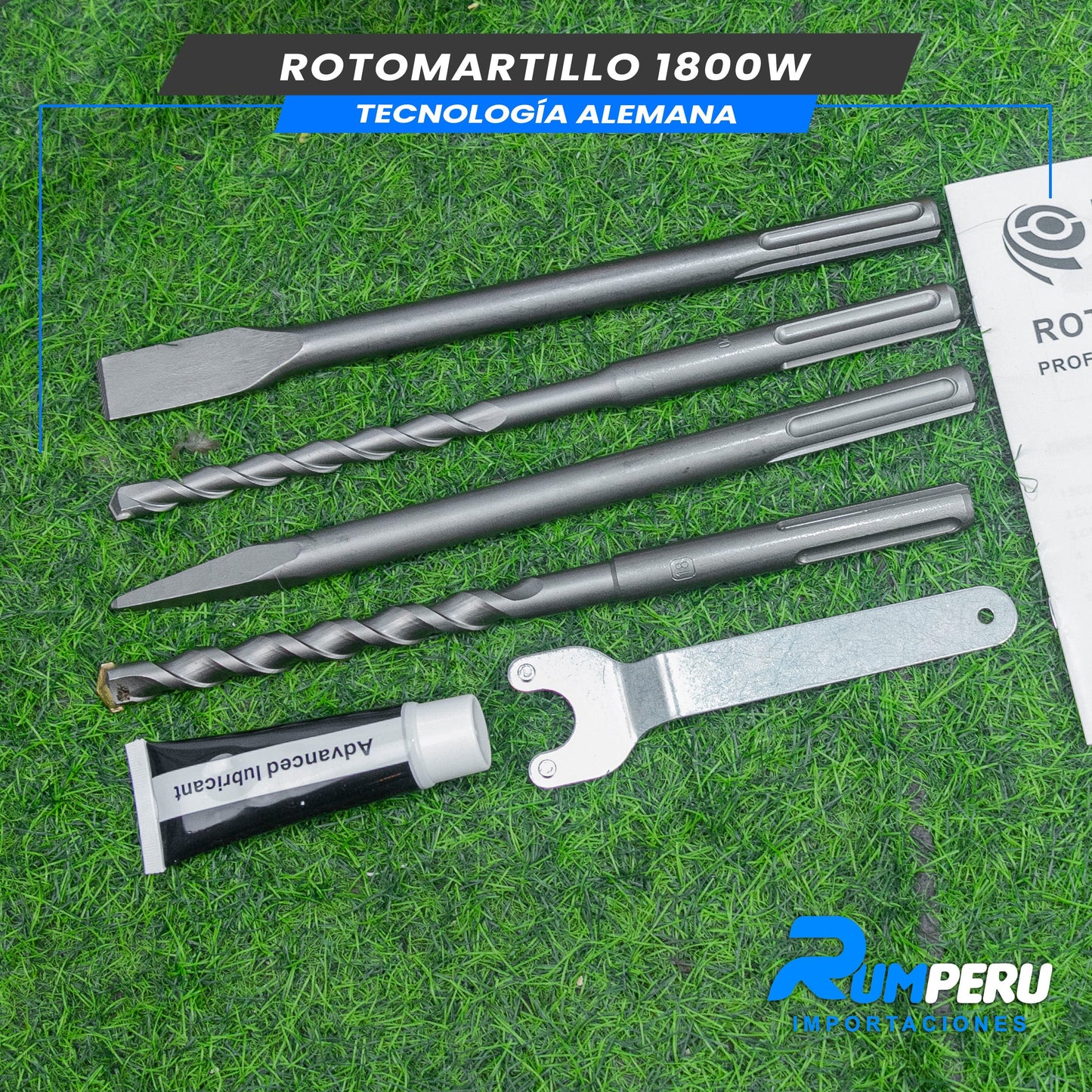 Rotomartillo 1800w Tecnología Alemana