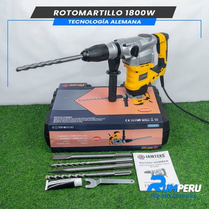 Rotomartillo 1800w Tecnología Alemana