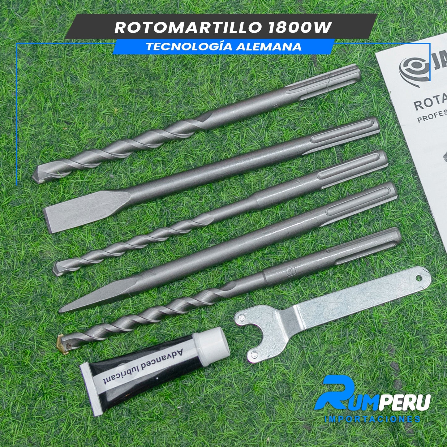 Rotomartillo 1800w Tecnología Alemana