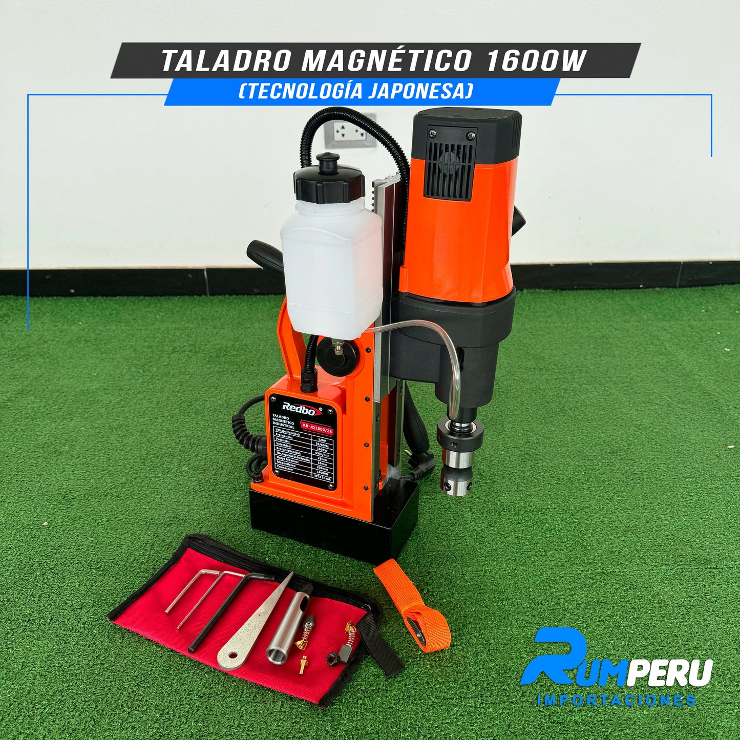 Taladro Magnético 1600W (Tecnologia Japonesa)