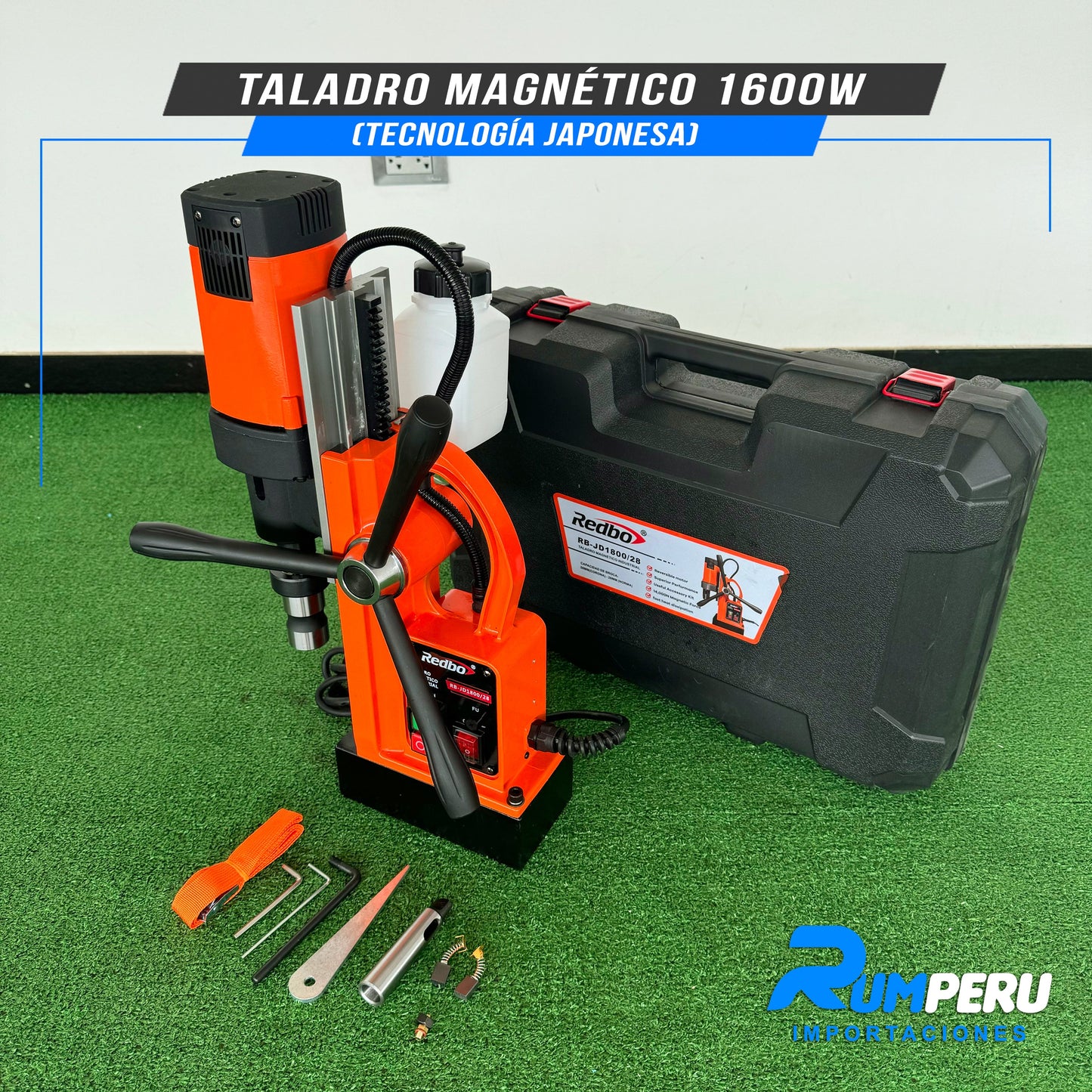 Taladro Magnético 1600W (Tecnologia Japonesa)