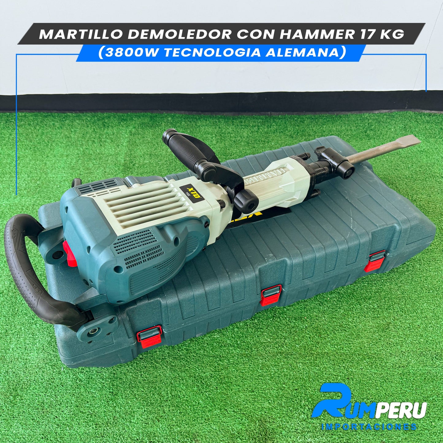 Martillo Demoledor 3800w- 17KG ( Tecnología Alemana )