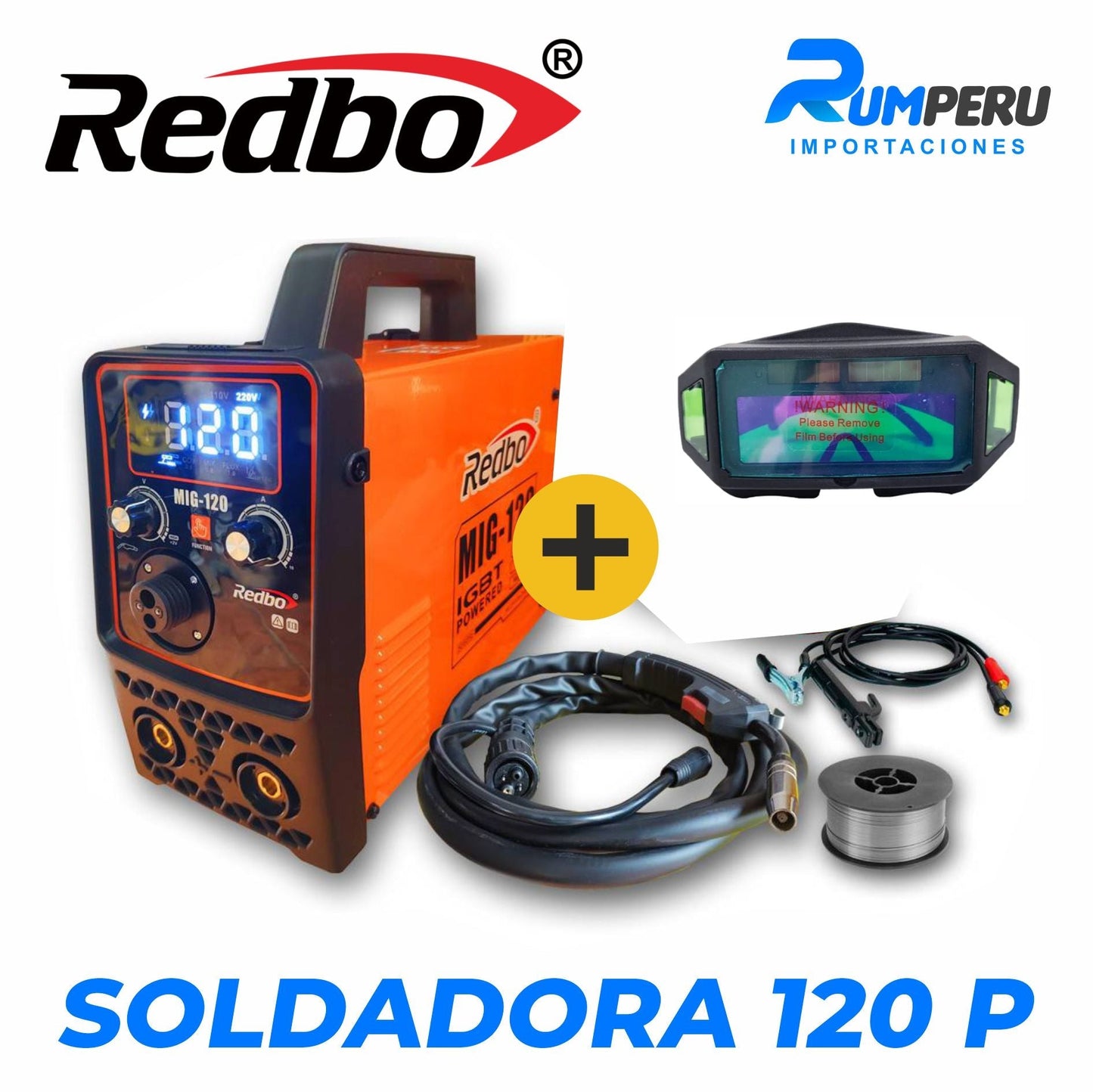 soldadora-redbo-mig-120p-lentes